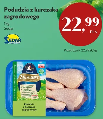 Podudzia z kurczaka zagrodowego Sedar promocja w Market Point