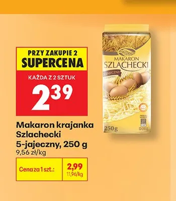 Makaron krajanka 5-jajeczny Szlachecki promocja w Biedronka