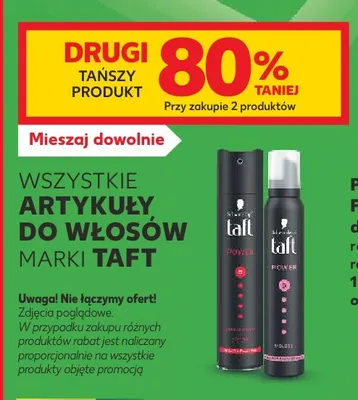 Artykuły do włosów marki Taft promocja w Kaufland