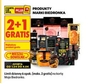 Produkty marki Biedronka różne rodzaje promocja w Biedronka
