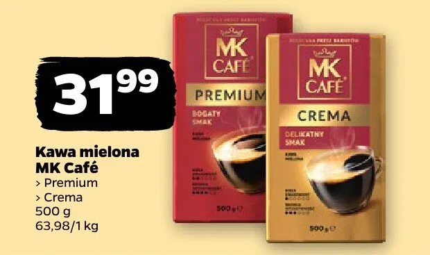 Kawa mielona Premium 500 g promocja w Netto