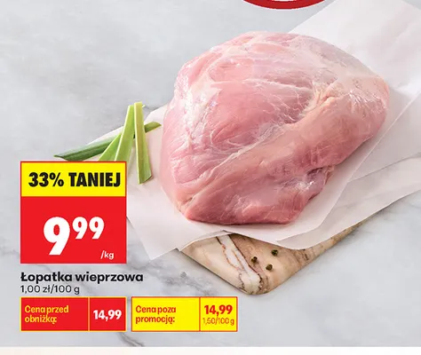 Łopatka wieprzowa promocja w Biedronka
