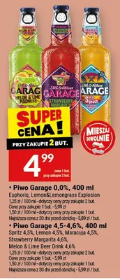 Piwo Garage 0.0% promocja w Twój Market