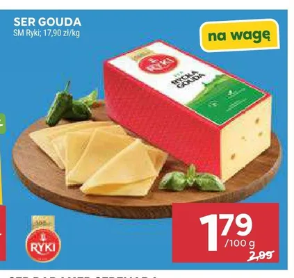 Ser Gouda Ryki na wagę promocja w Stokrotka