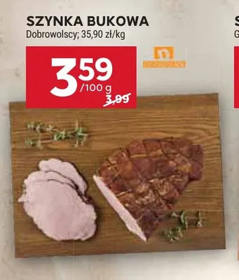 Szynka bukowa Dobrowolscy promocja w Stokrotka