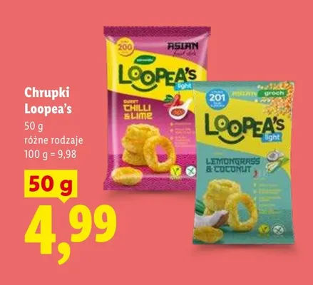 Chrupki Loopea's promocja w Lidl
