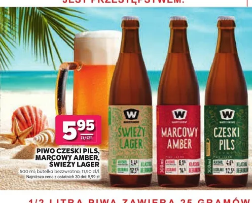 Piwo Browar Wiatr Czeski Pils promocja w Stokrotka