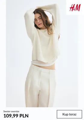 Sweter oversize H & M promocja w H&M
