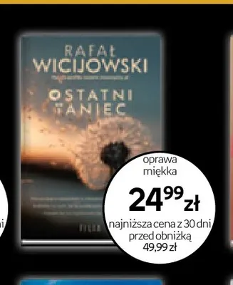 Książka Ostatni taniec Rafał Wicijowski Filia promocja w Empik