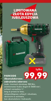 Akumulatorowa zakrętarka udarowa Parkside promocja w Kaufland