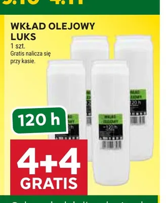 Wkład olejowy Luks promocja w Stokrotka