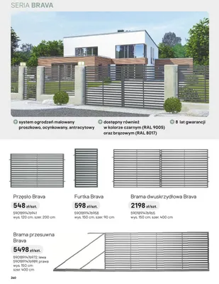 Przęsło Brava promocja w Castorama