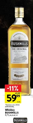 Whiskey Bushmills promocja w Intermarche
