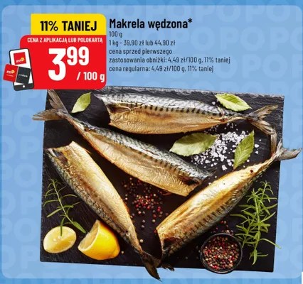 Makrela wędzona promocja w POLOmarket