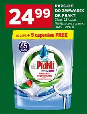 Kapsułki do zmywarek promocja w Stokrotka