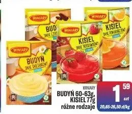 Budyń 60-65g / Kisiel 77g promocja w Tomi Markt