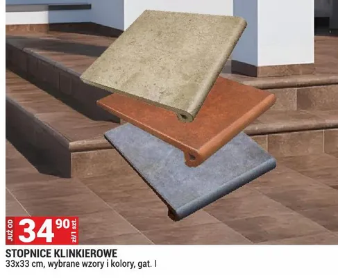 Stopnice klinkierowe promocja w Merkury Market