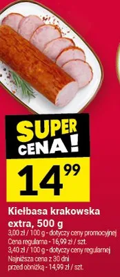 Kiełbasa krakowska promocja w Twój Market