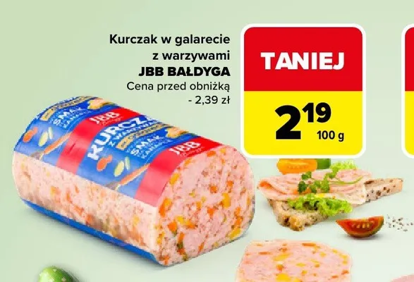 Kurczak w galarecie z warzywami promocja w Carrefour