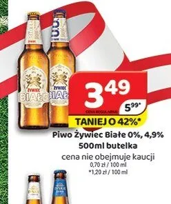 Piwo Żywiec 4,9% promocja w Delfin