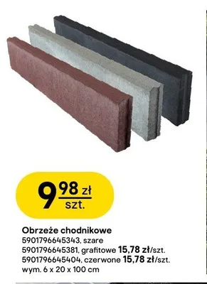 Obrzeże chodnikowe Polbruk promocja w Castorama