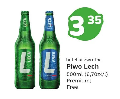 Piwo bezalkoholowe Lech promocja w Limonka