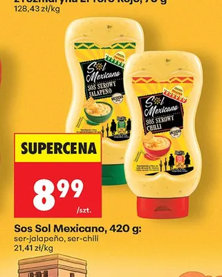 Sos ser-jalapeno Sol Mexicano promocja w Biedronka