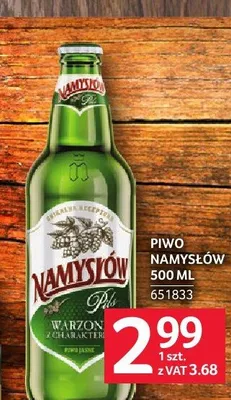 Piwo Namysłów Pils promocja w Selgros