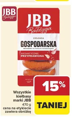 Kiełbasa Gospodarska JBB promocja w Carrefour