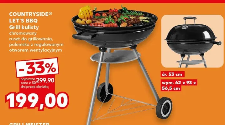 Grill kulisty Let's BBQ promocja w Kaufland
