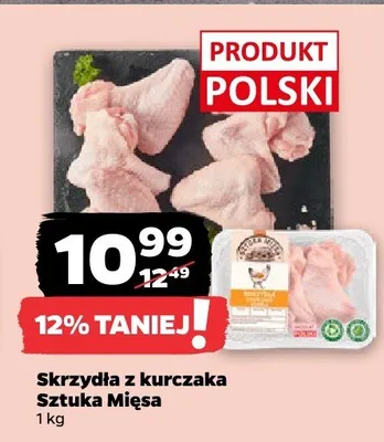Skrzydła z kurczaka Sztuka Mięsa promocja w Netto