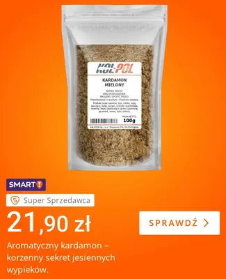 Kardamon mielony KOL-POL promocja w Allegro