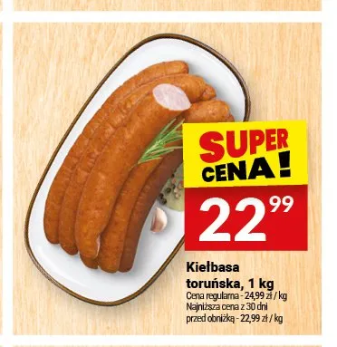 Kiełbasa toruńska Białecki Wędzarnia promocja w Twój Market