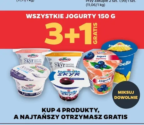 Jogurt Skyr Piątnica promocja w Netto