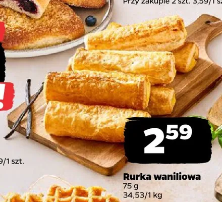 Rurka waniliowa promocja w Netto