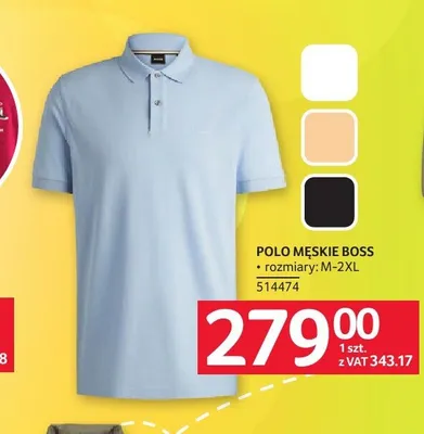 Polo męskie Boss promocja w Selgros