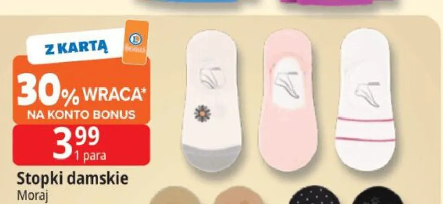 Stopki damskie Moraj promocja w Leclerc
