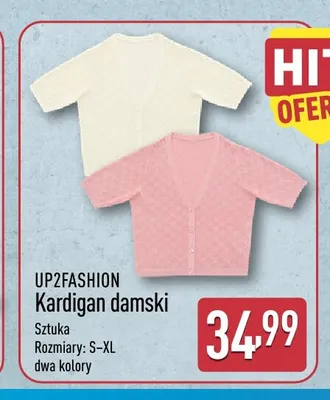 Kardigan damski Up2Fashion promocja w Aldi