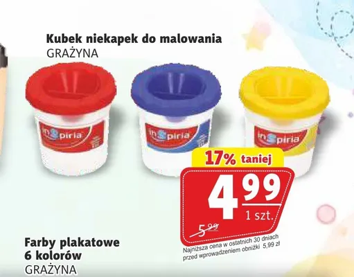 Kubek niekapek do malowania Grażyna promocja w Prim Market