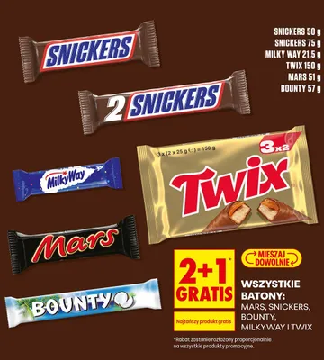 Baton Twix 3-pak promocja w Biedronka