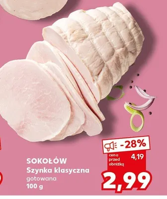 Szynka klasyczna gotowana promocja w Kaufland