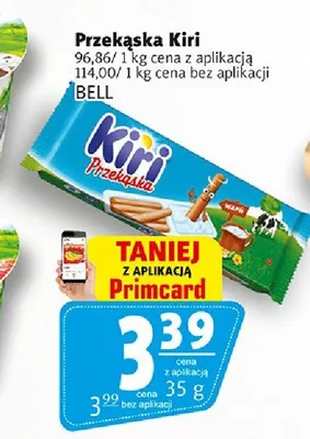 Przekąska Kiri promocja w Prim Market