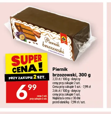 Piernik brzozowski promocja w Twój Market