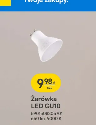 Żarówka LED GU10 promocja w Castorama