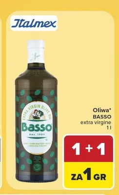 Oliwa extra virgine Basso promocja w Carrefour Market