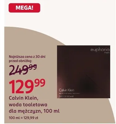 Woda toaletowa dla mężczyzn promocja w Rossmann
