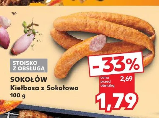Kiełbasa z Sokołowa Sokołów promocja w Kaufland