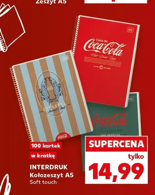 Kołozeszyt A5 Interdruk Soft touch promocja w Kaufland