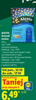 Orzeszki ziemne Alesto promocja w Lidl