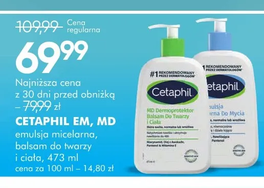 Balsam do twarzy i ciała Cetaphil MD Dermoprotektor promocja w Super-Pharm